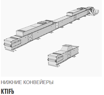 Нижние цепные транспортеры KTIFb